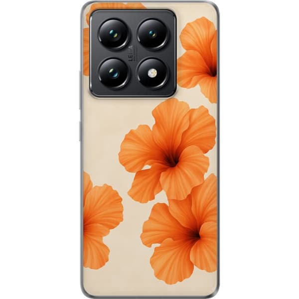 Xiaomi 14T Pro Gennemsigtig cover Papaya Punch