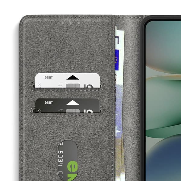 Fodral för Xiaomi Redmi A5 Klapp Plånbok och Videostöd Grå