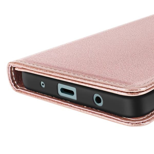 Etui för Xiaomi Redmi A5 Fodral med Plånbok och Videostativ Roséguld