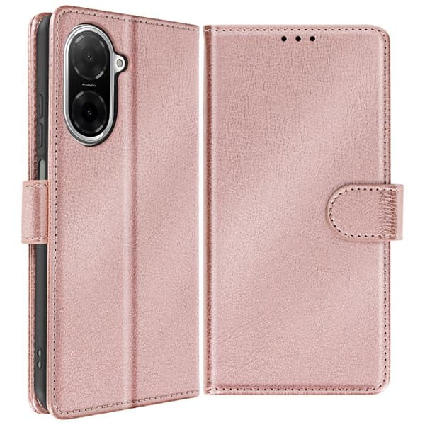 Etui för Xiaomi Redmi A5 Fodral med Plånbok och Videostativ Roséguld