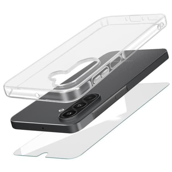 Packskydd för Samsung Galaxy A26 Mjuk Skal och Härdat Glas Mayaxess Transparent