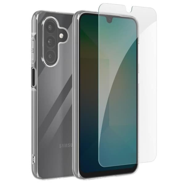 Packskydd för Samsung Galaxy A26 Mjuk Skal och Härdat Glas Mayaxess Transparent