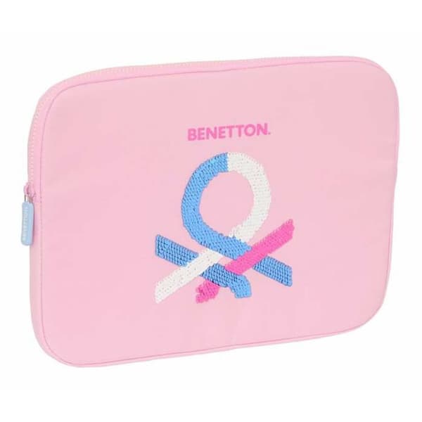 Laptop cover Benetton Pink 15,6'' 39,5 x 27,5 x 3,5 cm