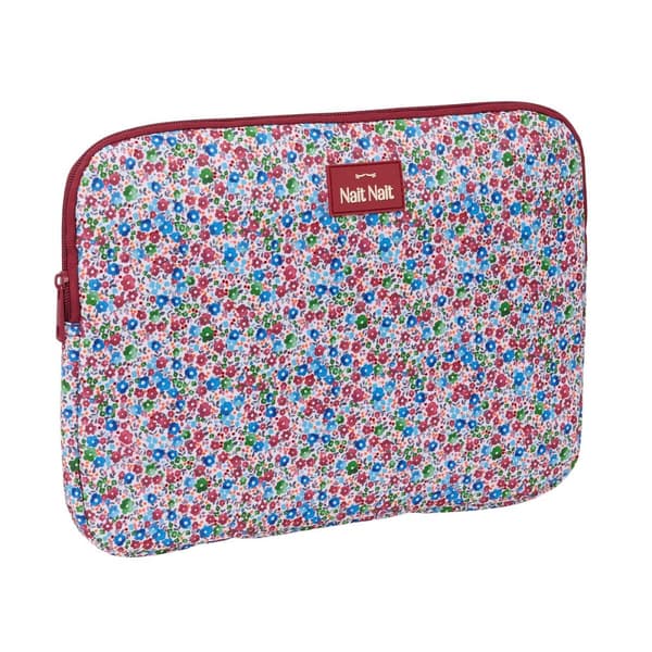 Kannettavan suojus Safta Flores coimbra burdeos 34 x 25 x 2 cm