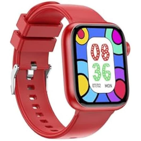 Connected Watch - FOREVER - Igo Watch 3 - Röstassistent - Puls - IP67 - Bluetooth 5.3 - Röd