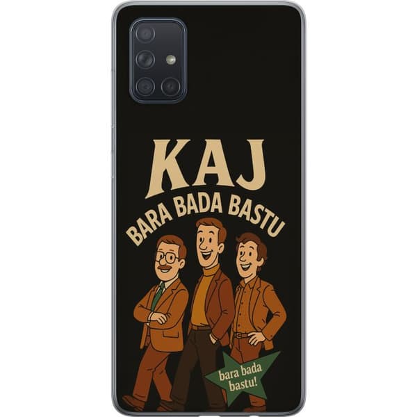 Samsung Galaxy A71 Genomskinligt Skal Festivalen Kaj Bara Bada Bastu