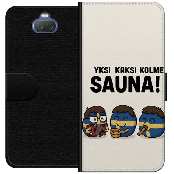 Sony Xperia 10 Lompakkokotelo Festivaali Kaj Bara Bada Sauna