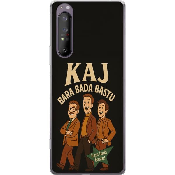 Sony Xperia 1 II Läpinäkyvä kuori Kaj Bara Bada Sauna Festival