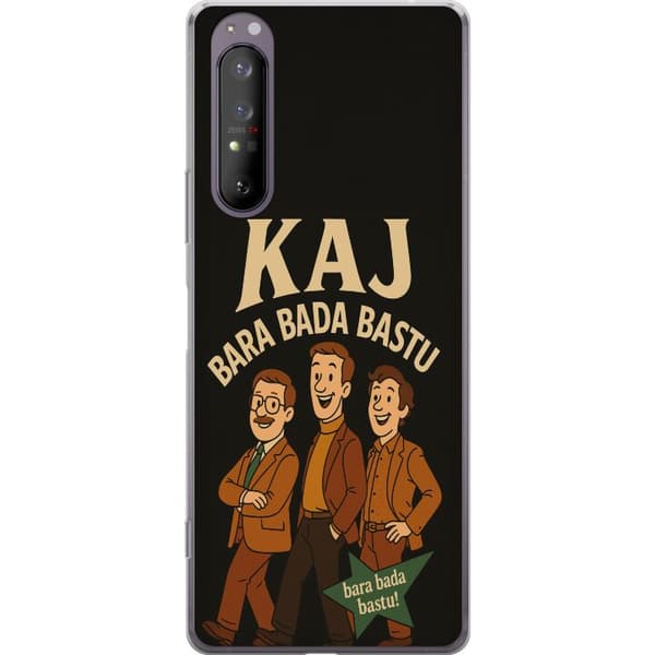 Sony Xperia 1 II Läpinäkyvä kuori Festivaali Kaj Bara Bada Sauna