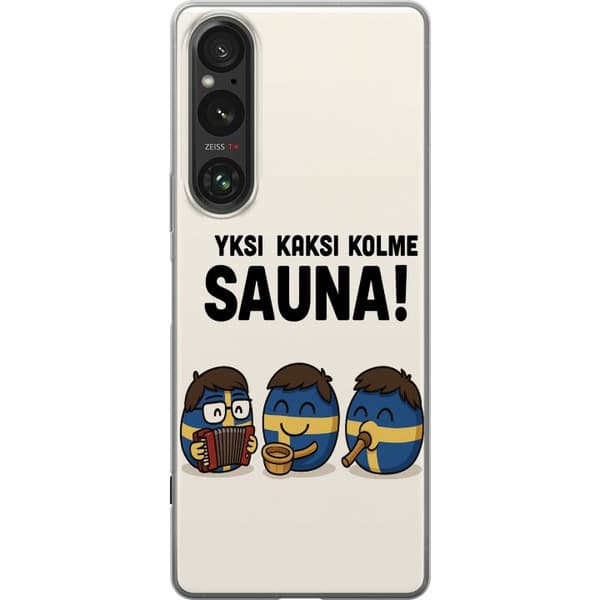 Sony Xperia 1 V Genomskinligt Skal Festivalen Kaj Bara Bada Bastu