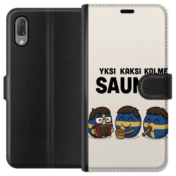 Sony Xperia L3 Lompakkokotelo Festivaali Kaj Bara Bada Sauna
