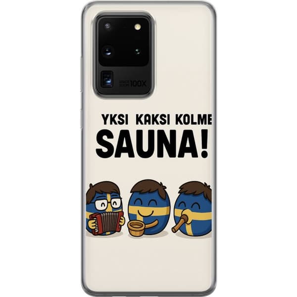 Samsung Galaxy S20 Ultra Gennemsigtig cover Festivalen Kaj Bara Bada Sauna