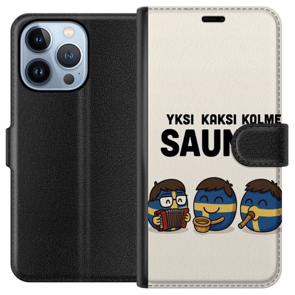 Apple iPhone 13 Pro Plånboksfodral Festivalen Kaj Bara Bada Bastu