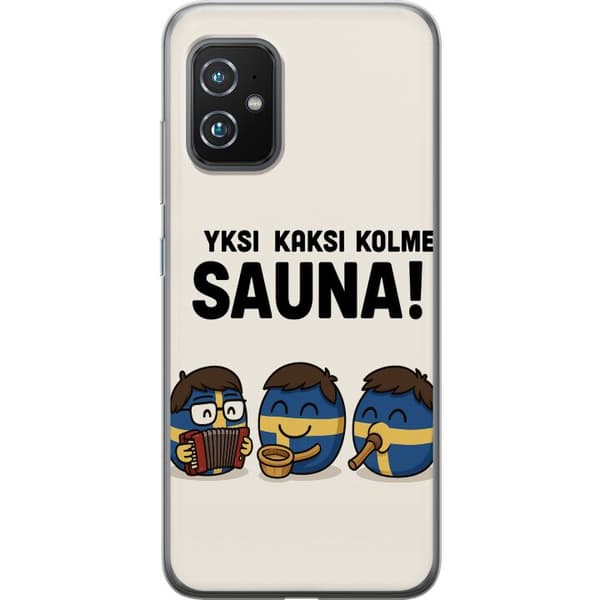 Asus Zenfone 8 Genomskinligt Skal Festivalen Kaj Bara Bada Bastu