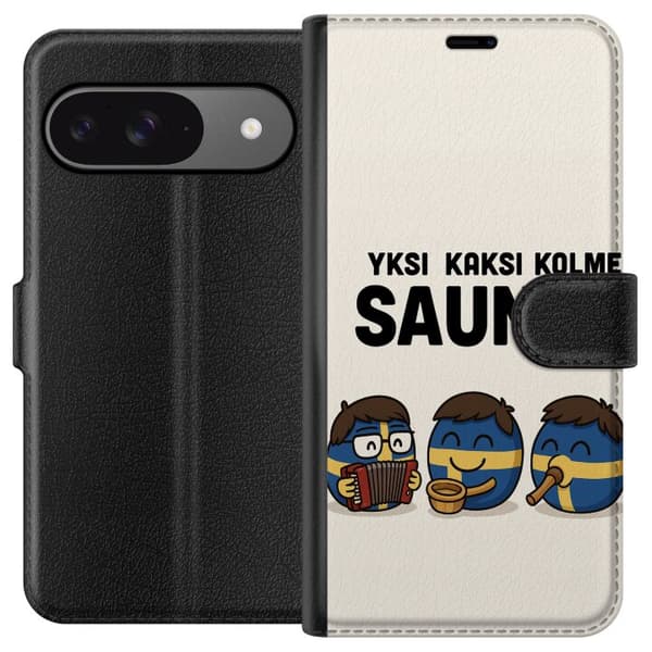 Google Pixel 9 Plånboksfodral Festivalen Kaj Bara Bada Bastu