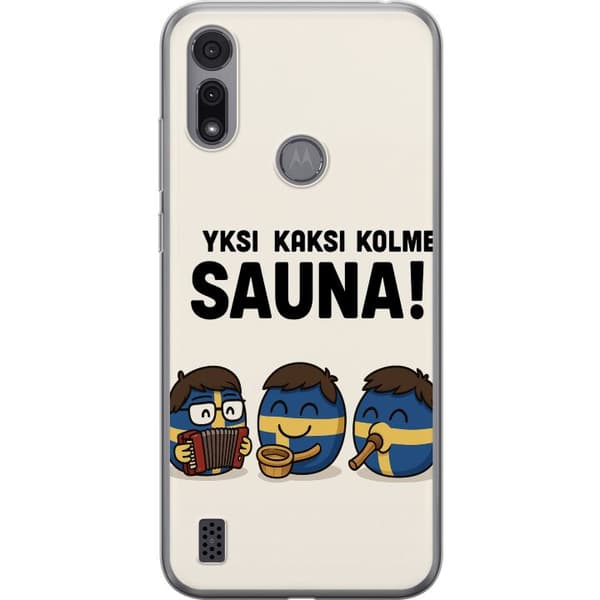 Motorola Moto E6i Genomskinligt Skal Festivalen Kaj Bara Bada Bastu