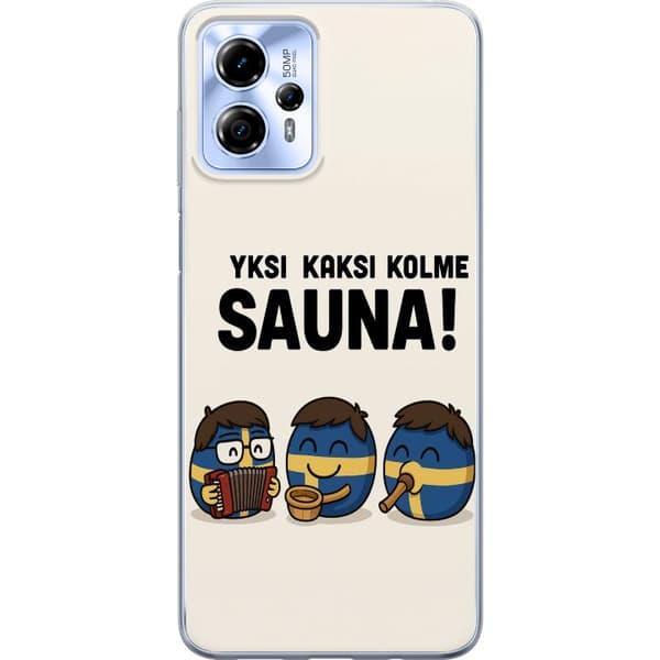 Motorola Moto G13 Gennemsigtig cover Festivalen Kaj Bara Bada Sauna