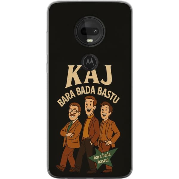 Motorola Moto G7 Läpinäkyvä kuori Kaj Bara Bada Sauna Festival