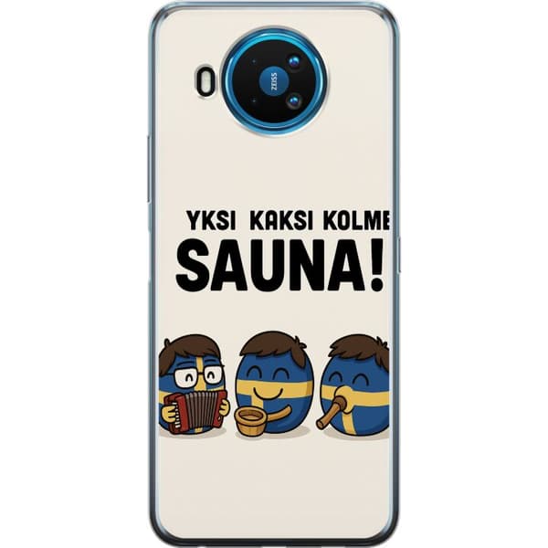 Nokia 8.3 5G Gennemsigtig cover Festivalen Kaj Bara Bada Sauna