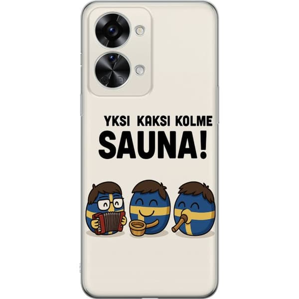 OnePlus Nord 2T Genomskinligt Skal Festivalen Kaj Bara Bada Bastu