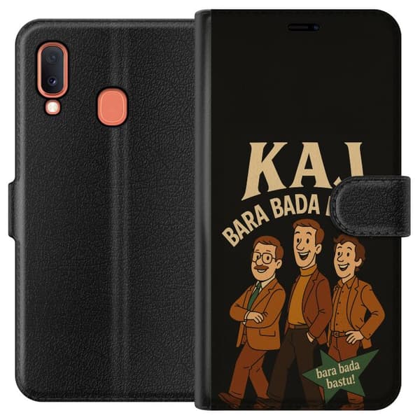 Samsung Galaxy A20e Plånboksfodral Festivalen Kaj Bara Bada Bastu