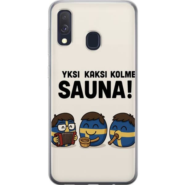 Samsung Galaxy A40 Gjennomsiktig deksel Festivalen Kaj Bara Bada Badstuen