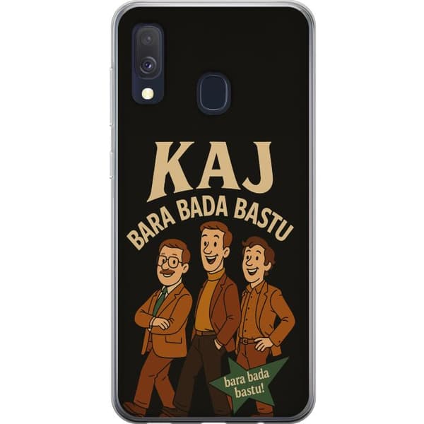Samsung Galaxy A40 Gjennomsiktig deksel Festivalen Kaj Bara Bada Badstu