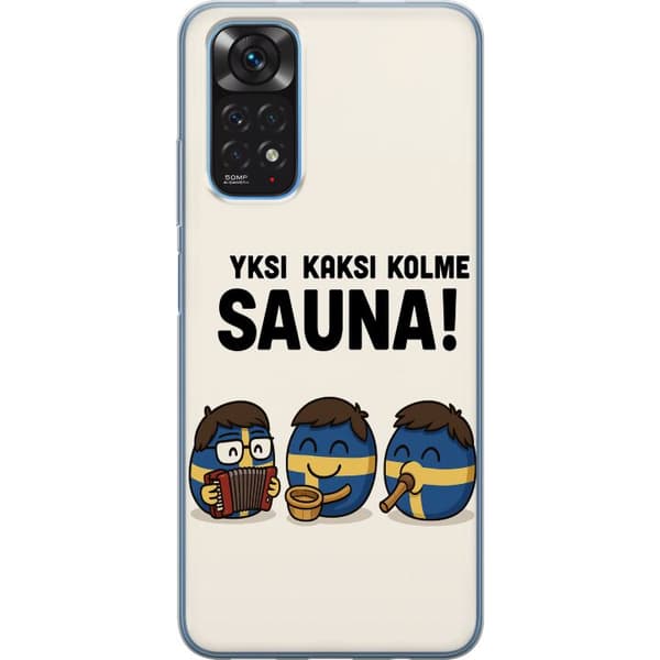 Xiaomi Redmi Note 11 Gennemsigtig cover Festivalen Kaj Bara Bada Sauna