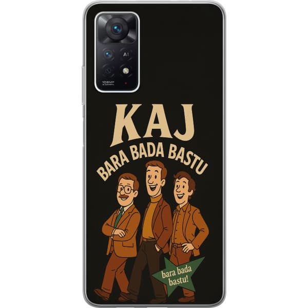 Xiaomi Redmi Note 11 Pro 5G Gjennomsiktig deksel Festivalen Kaj Bara Bada Badstu