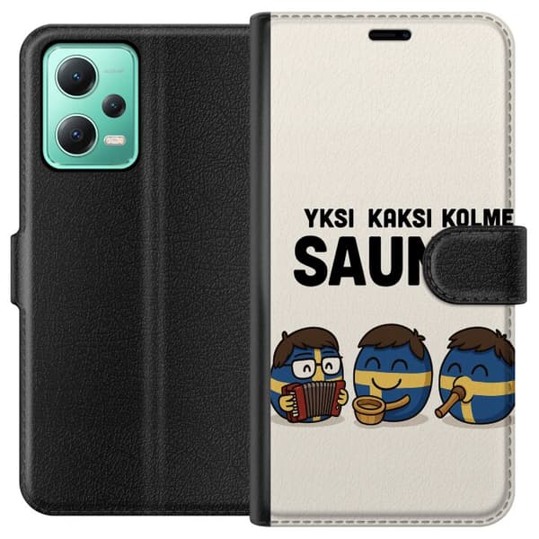 Xiaomi Redmi Note 12 Plånboksfodral Festivalen Kaj Bara Bada Bastu