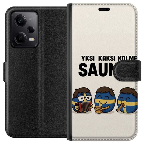 Xiaomi Redmi Note 12 Pro Plånboksfodral Festivalen Kaj Bara Bada Bastu