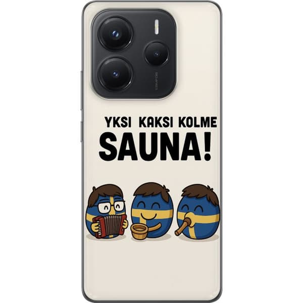 Xiaomi Redmi Note 14 Gennemsigtig cover Festivalen Kaj Bara Bada Sauna