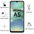 Miniatyrbild 3 av 6: Skydd och skärmskydd - Phonillico - Xiaomi Redmi A5 4G - Mjuk - Transparent - 2 Härdat Glas