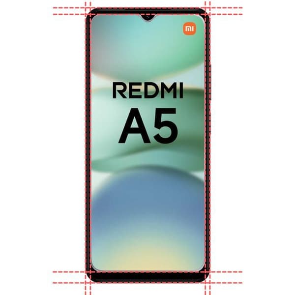 Skydd och skärmskydd - Phonillico - Xiaomi Redmi A5 4G - Mjuk - Transparent - 2 Härdat Glas