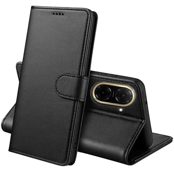 Coque - Phonillico® - Xiaomi Redmi A5 4G - Plånbok Svart - Magnetisk Stängning - Kortfack