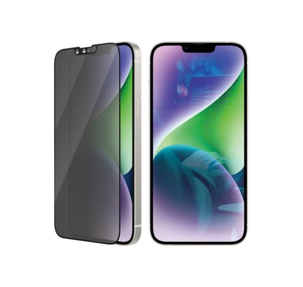 PanzerGlass, Skærmbeskytter, Apple, iPhone 14 Plus/13 Pro Max, Glas, Sort, Ultra-Wide Fit, Privatliv