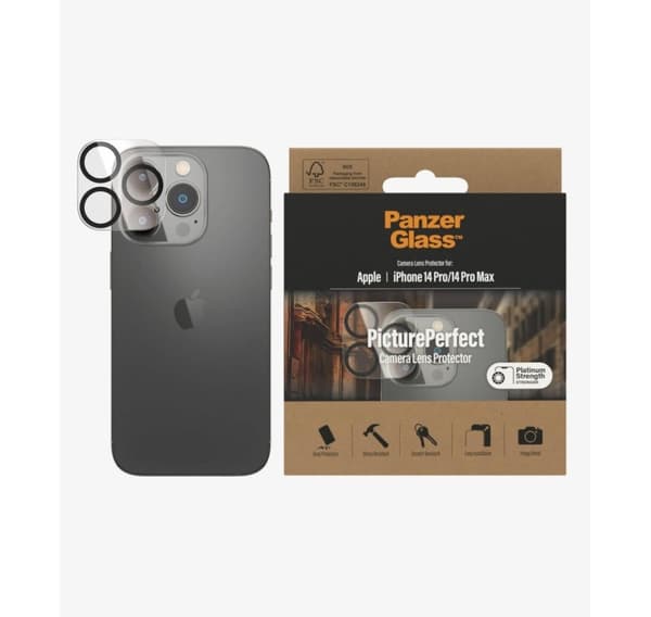 PanzerGlass, Kamerabeskytter, Apple, iPhone 14 Pro/14 Pro Max, Sort