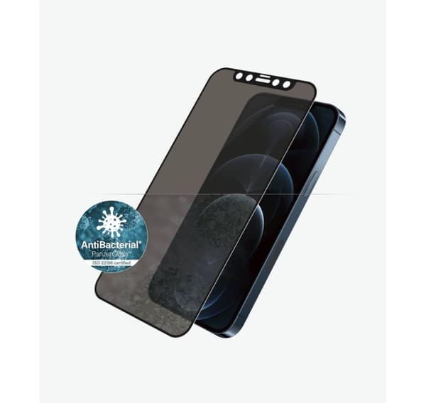 PanzerGlass, Apple, iPhone 12 Pro Max, Glass, Black, Privacy glass