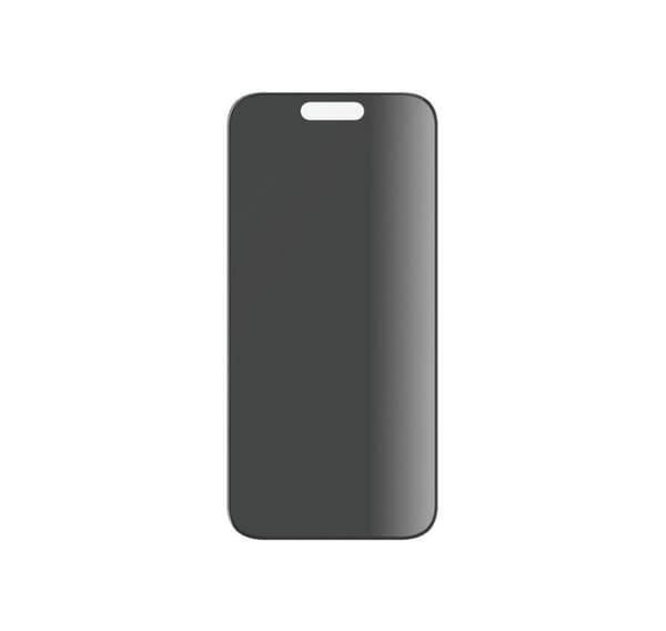 PanzerGlass, Skærmbeskytter, Apple, iPhone 15 Pro, Glas, Sort, Ultra-Wide Fit m. EasyAligner
