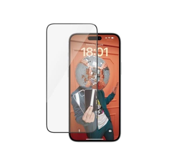 PanzerGlass, Skjermbeskytter, Apple, IPhone 15 Plus, Glass, Transparent, Ultra-vid passform, Ripebestandig, Fallbeskyttelse, EasyAligner inkludert