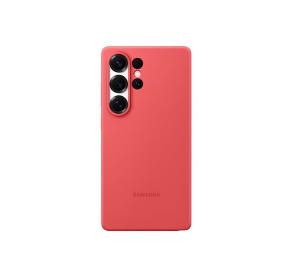 Samsung, silikonikotelo Galaxy S25 Ultra, punainen