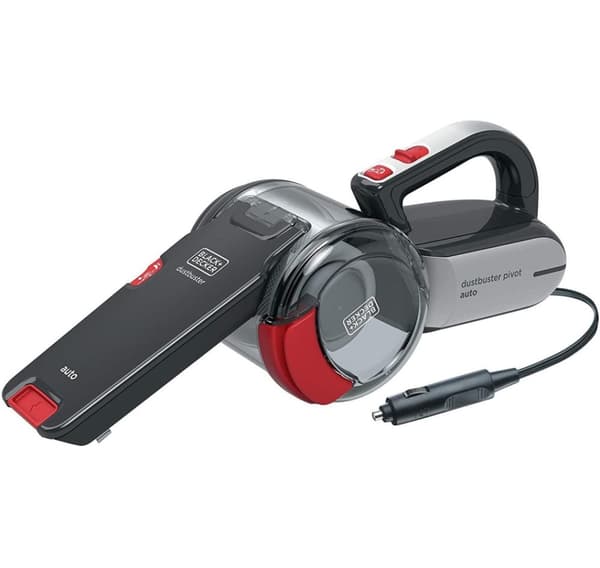 BLACK & DECKER, Bildammsugare, PV1200AV-XJ Grå, Röd, Transparent