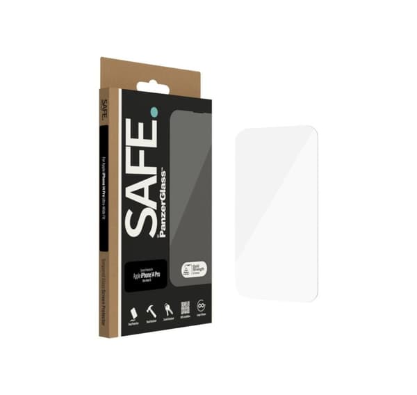 SAFE by PanzerGlass skærmbeskytter Apple iPhone 14 Pro, Ultra-Wide Fit