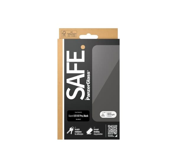 SAFE by PanzerGlass skærmbeskytter Xiaomi 13T, 13T Pro, Ultra-Wide Fit
