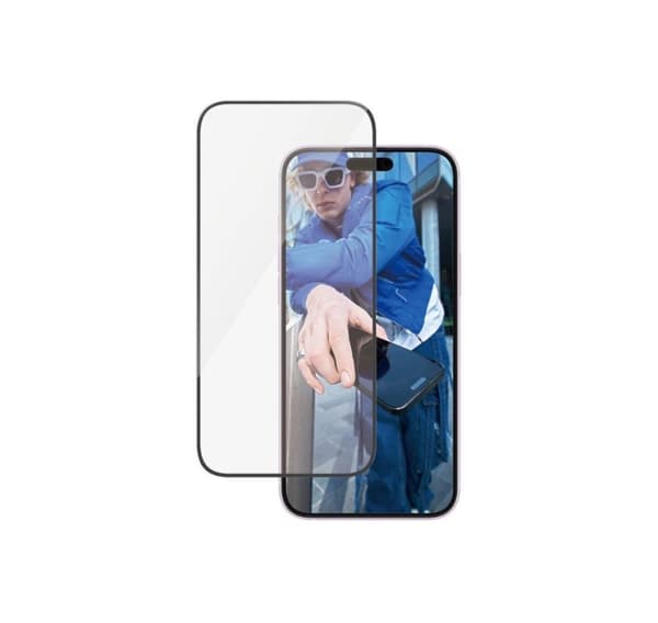 PanzerGlass skärmskydd, Apple, iPhone 16 Plus/iPhone 15 Plus, Glas, Transparent, Ultra-Wide Fit