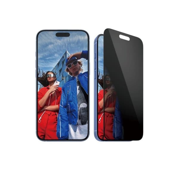 PanzerGlass Näytönsuoja, Apple, iPhone 16 Plus/iPhone 15 Plus, Karkaistu lasi, Musta, Erittäin leveä istuvuus