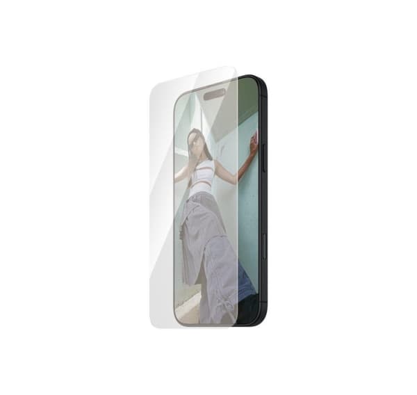 PanzerGlass Skærmbeskytter, Apple, iPhone 16 Pro, Glas, Transparent, Ultra-Wide Fit
