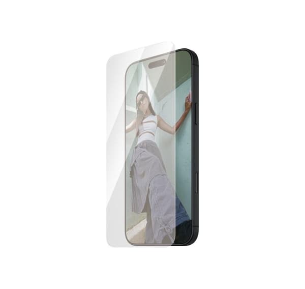 PanzerGlass Skærmbeskytter, Apple, iPhone 16 Pro, Glas, Transparent, Ultra-Wide Fit