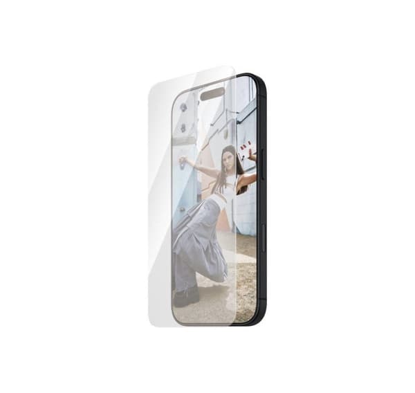 PanzerGlass Skärmskydd, Apple, iPhone 16 Plus, Glas, Transparent, Ultra Wide Fit
