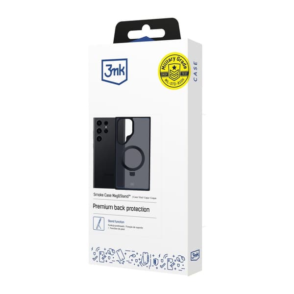 Samsung Galaxy S24 ultra - 3mk Smoke Case Mag&Stand
